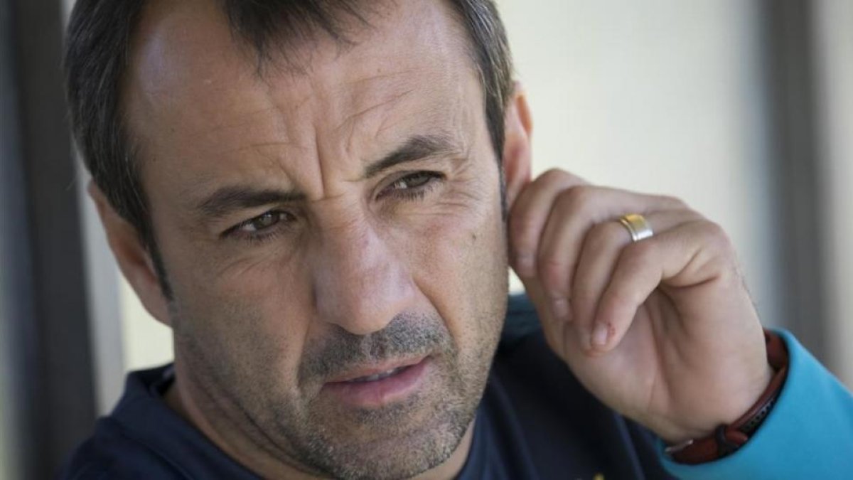 Quique Álvarez, durante la entrevista con EL PERIÓDICO en Villareal-MIGUEL LORENZO