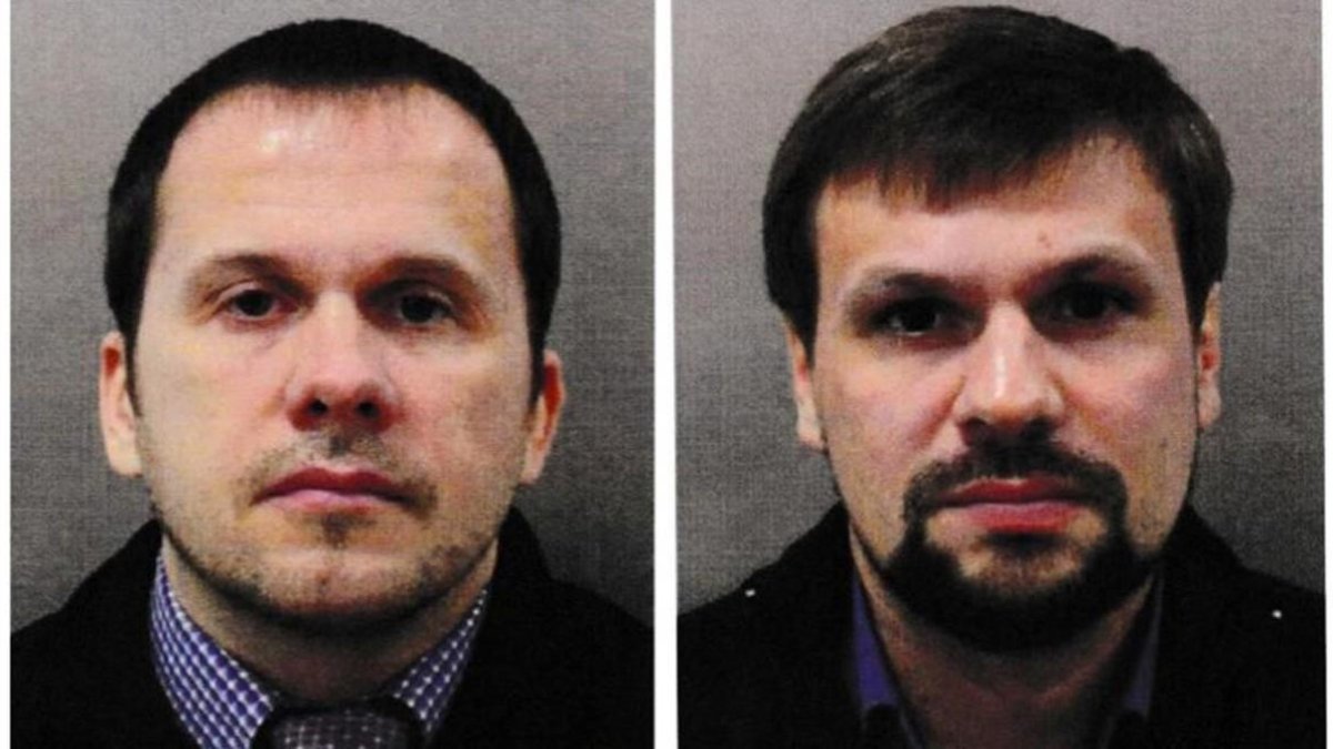 Alexander Petrov y Ruslan Boshirov, acusados de envenenar al exespía ruso Sergei Skripal y a su hija-REUTERS