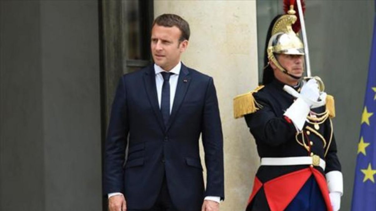 Emmanuel Macron.-