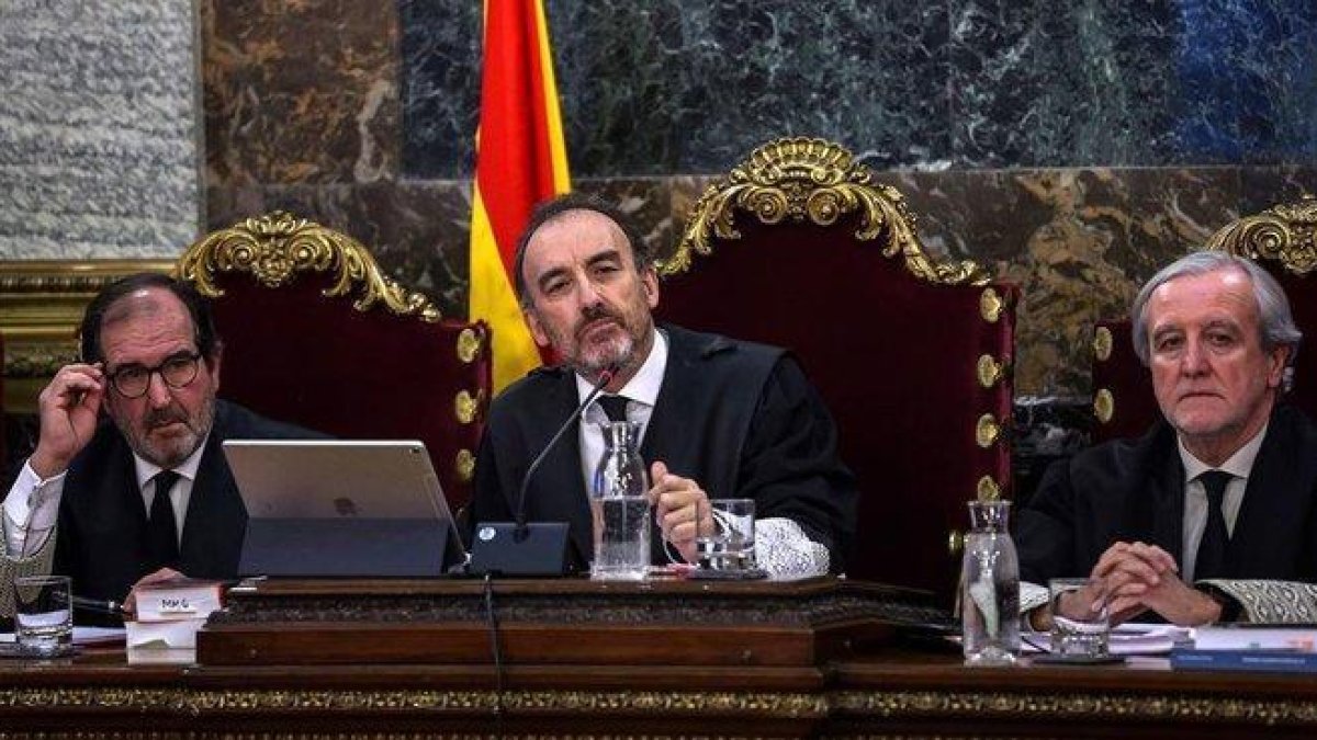 El presidente del tribunal del juicio al procés, Manuel Marchena.-EL PERIÓDICO