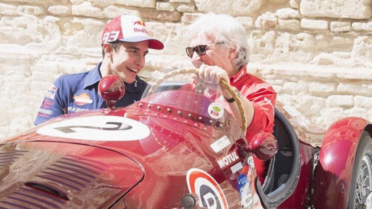 Marc Márquez, en una imagen junto a Ángel Nieto.-TWITTER MARC MARQUEZ