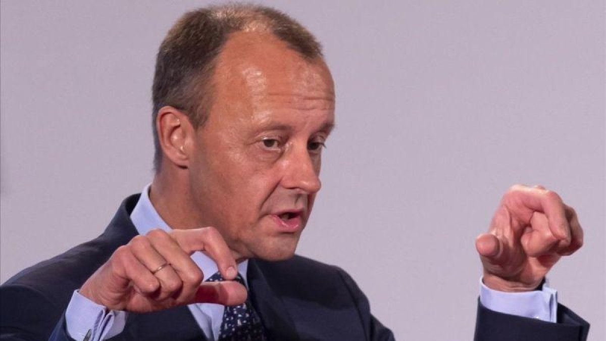 El dirigente de la CDU Friedrich Merz.-EL PERIÓDICO