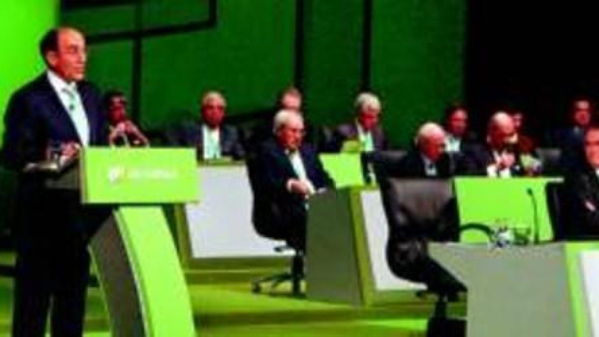 Ignacio Sánchez Galán, en una junta de accionistas de Iberdrola.-EFE / LUIS TEJIDO
