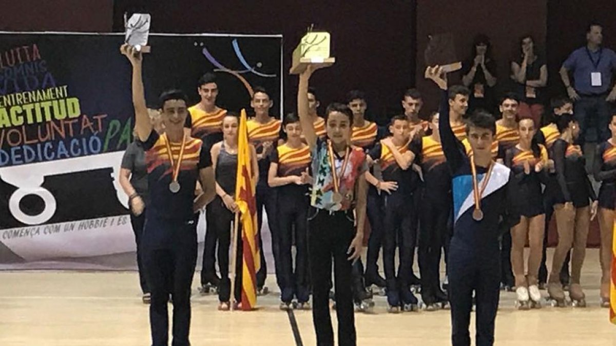 Héctor Díez dominó la categoría cadete.-D.S.