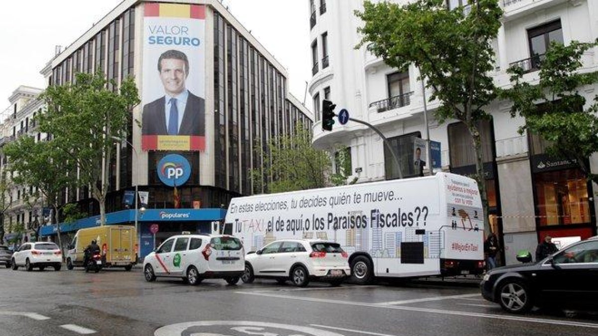 Sede nacional del Partido Popular en Madrid.-EFE