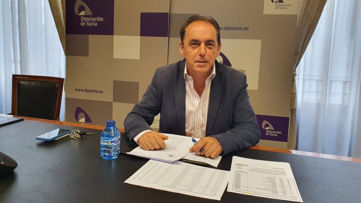 Benito Serrano, presidente de la Diputación.-HDS