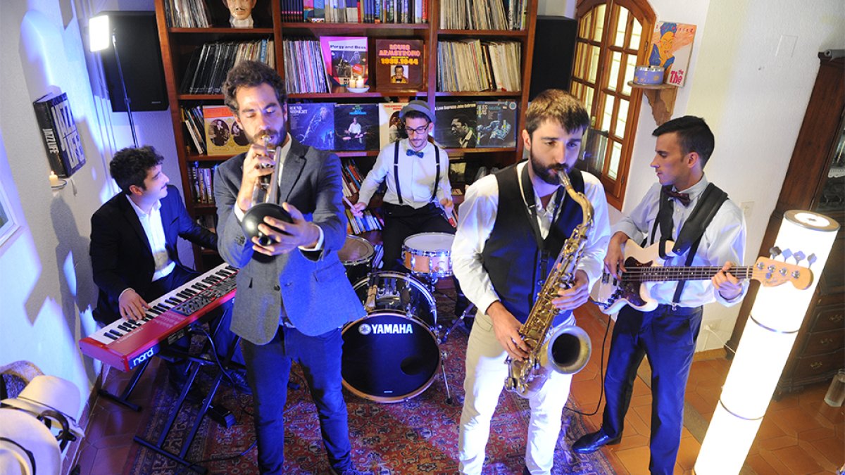 Los componentes de Jazz Trip.