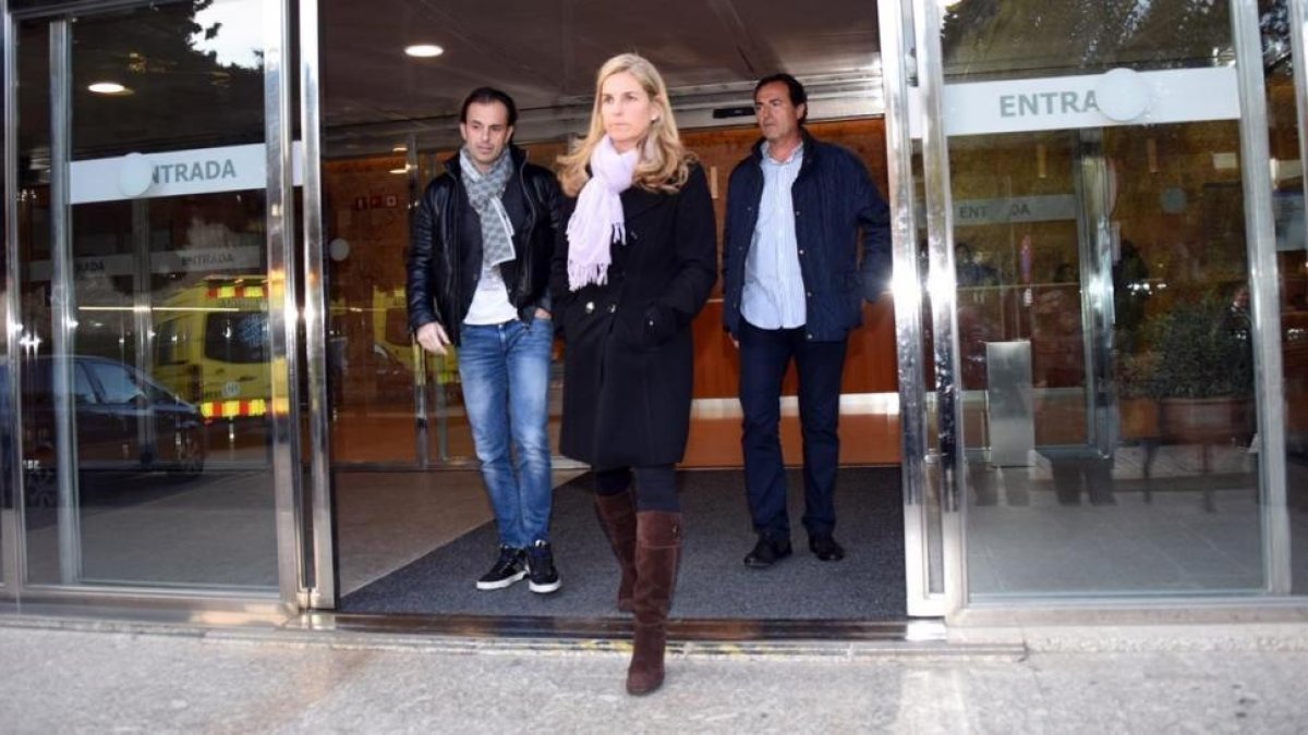 Arantxa Sánchez Vicario y su exmarido Josep Santacana, en febrero del 2016.-/ KBCN