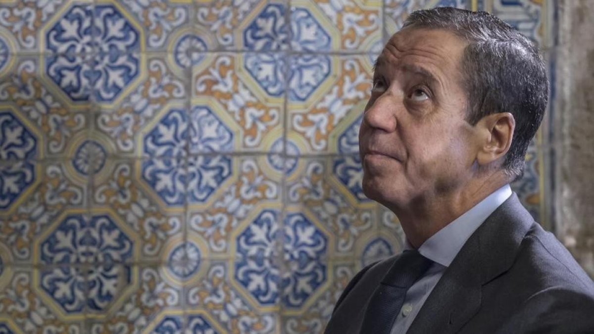 Eduardo Zaplana, el pasado mes de enero, en una entrega de premios.-/ MIGUEL LORENZO