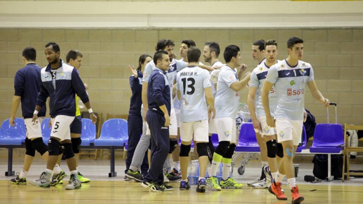 Los jugadores del Río Duero durante un partido.-DIEGO MAYOR