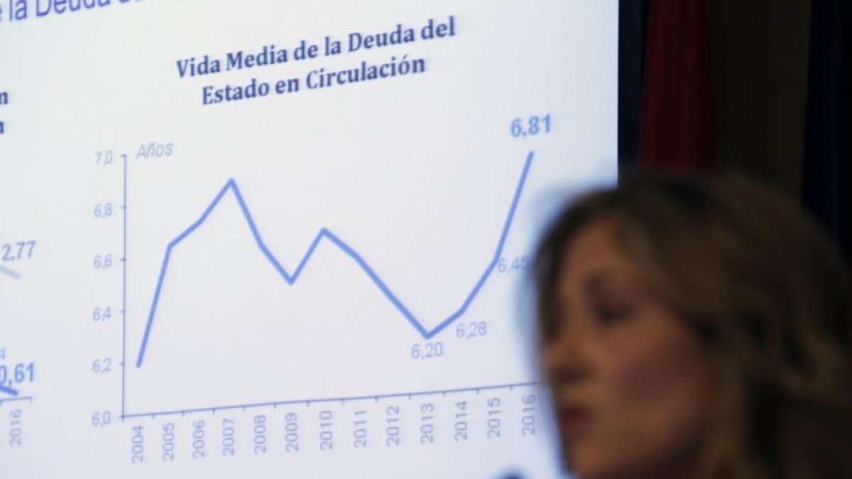 La secretaria de Estado del Tesoro, Emma Navarro.-EFE