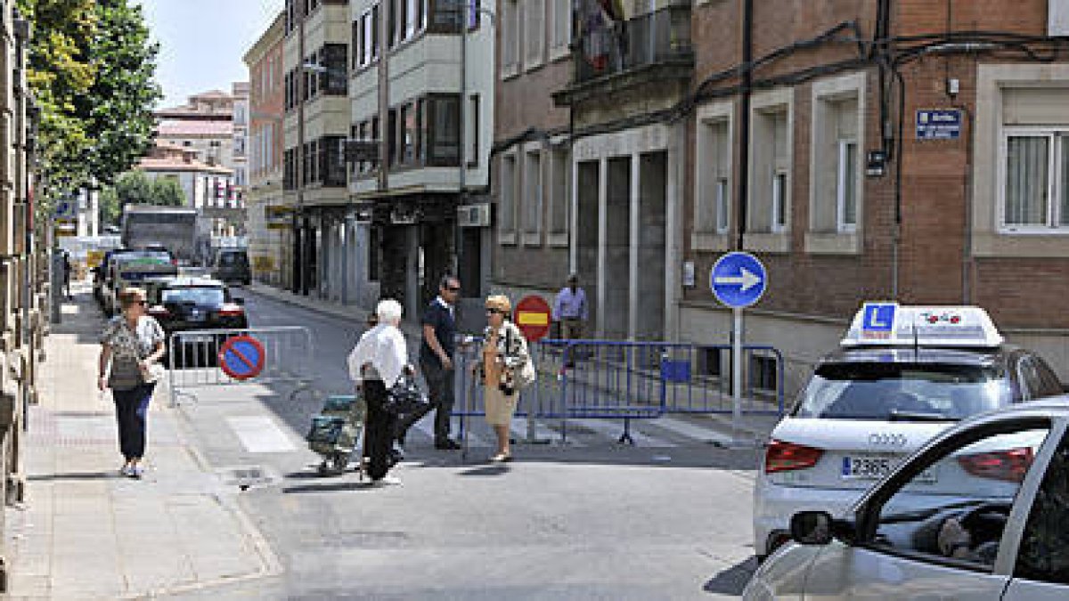 La calle Nicolás Rabal. / V.G.-