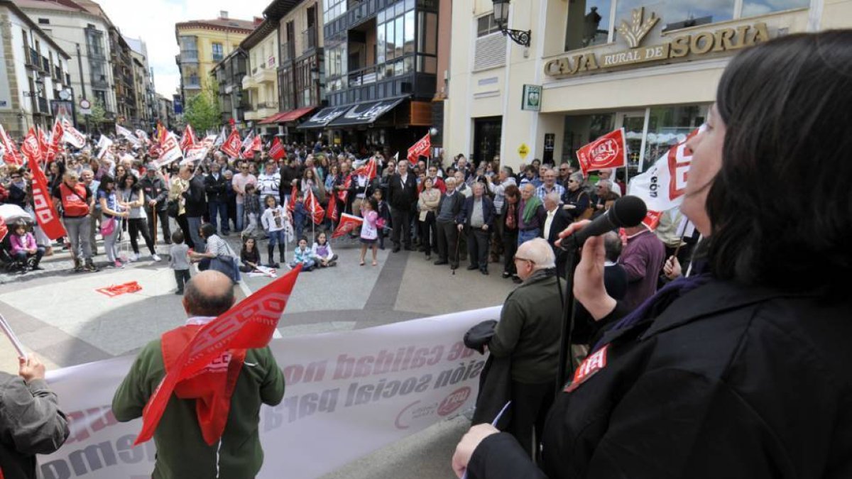 Manifestación del 1 de Mayo, en una imagen de 2014.-DIEGO MAYOR