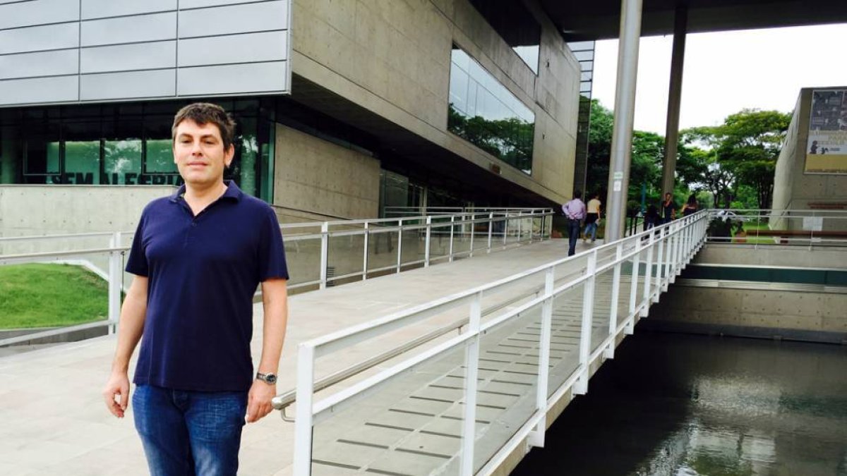 Pedro José Pérez Martínez en Brasil, país en el que reside desde hace unos cuatro años.-