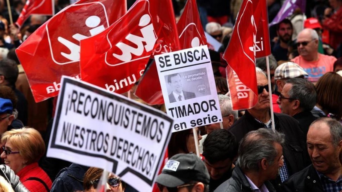 Manifestación del 1 de mayo de 2018.-DAVID CASTRO