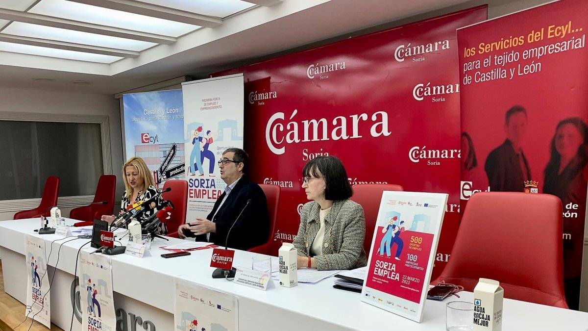 Presentación de la Feria Soria Emplea. GONZALO MONTESEGURO