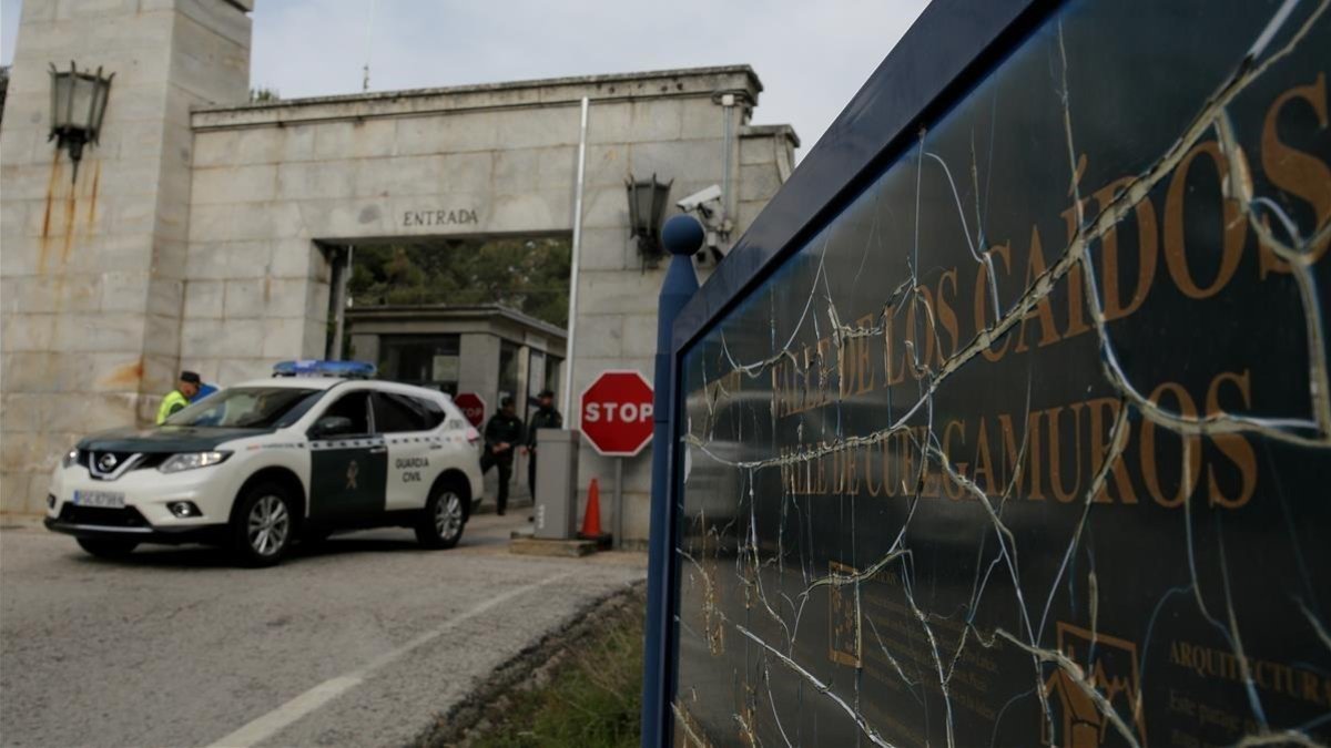 Entrada al Valle de los Caídos, en una imagen de archivo.-EL PERIÓDICO