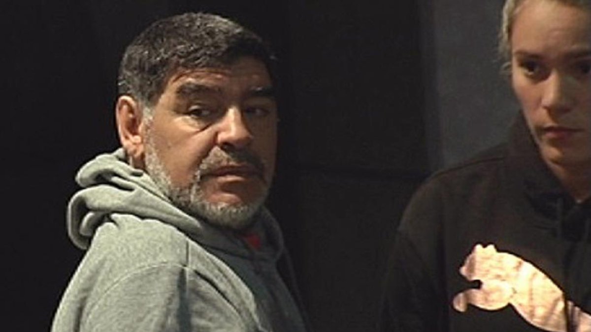 Diego Maradona, en febrero, en Madrid.-EFE / DAVID RAMIRO