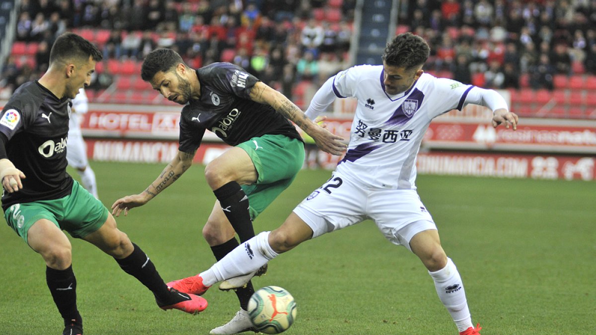 La competición volverá para el Numancia dentro de tres semanas en Miranda de Ebro. VALENTÍN GUISANDE