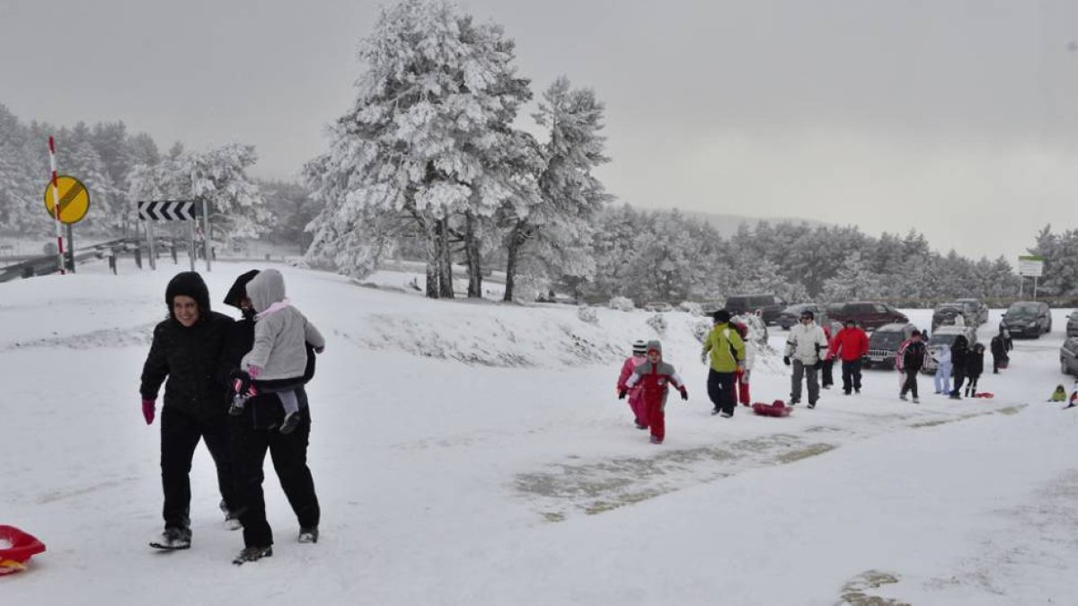 Punto de nieve de Santa Inés-V. Guisande