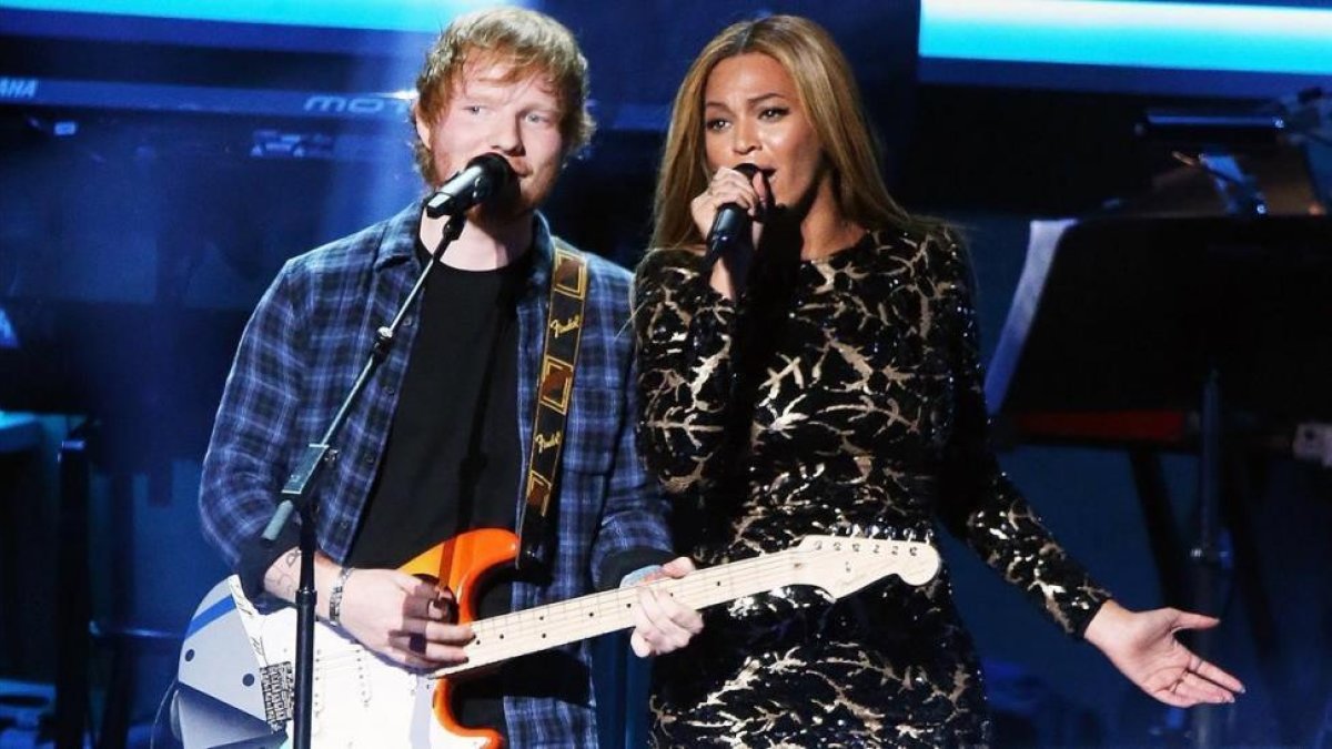 Ed Sheeran y Beyoncé.-/ PERIODICO