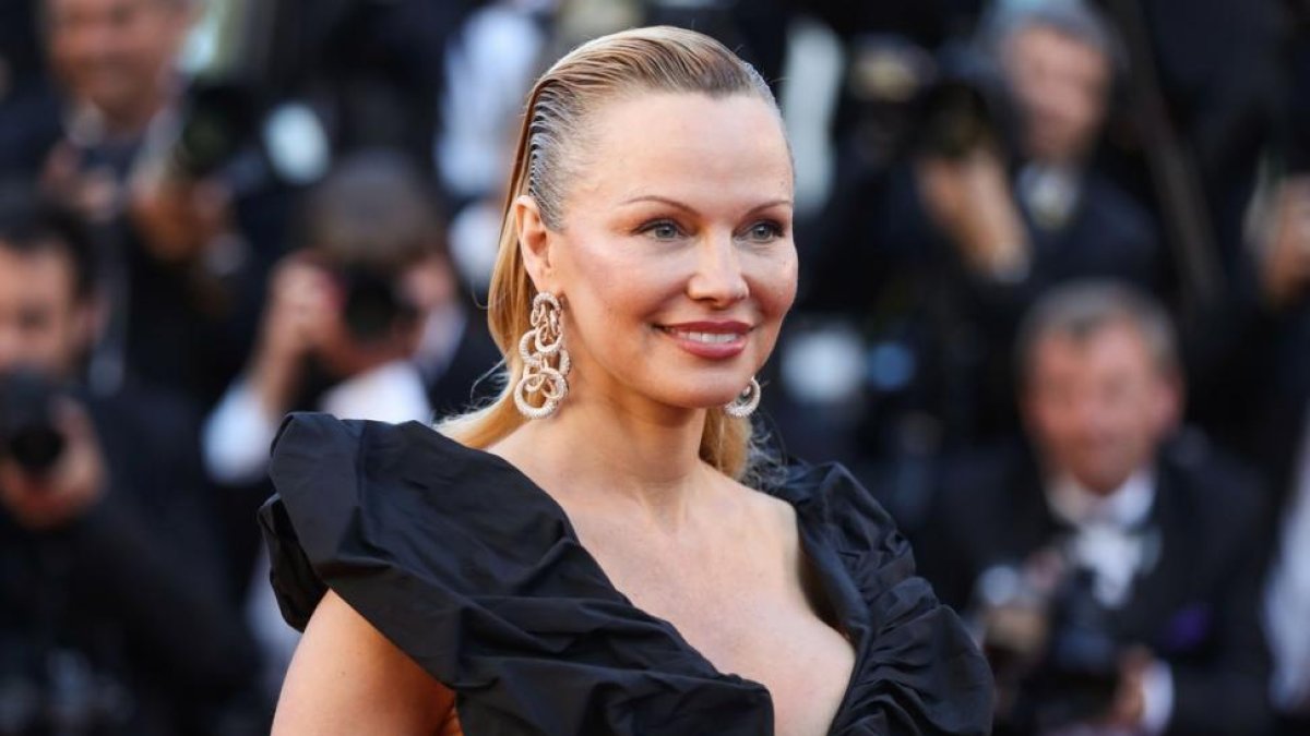 Pamela Anderson, en Cannes-VALERY HACHE