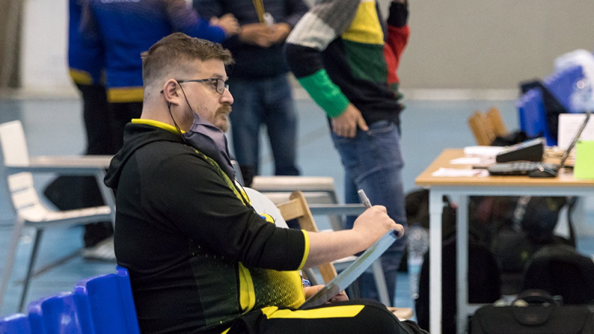 Jordi Lluelles, técnico de BM Soria. HDS
