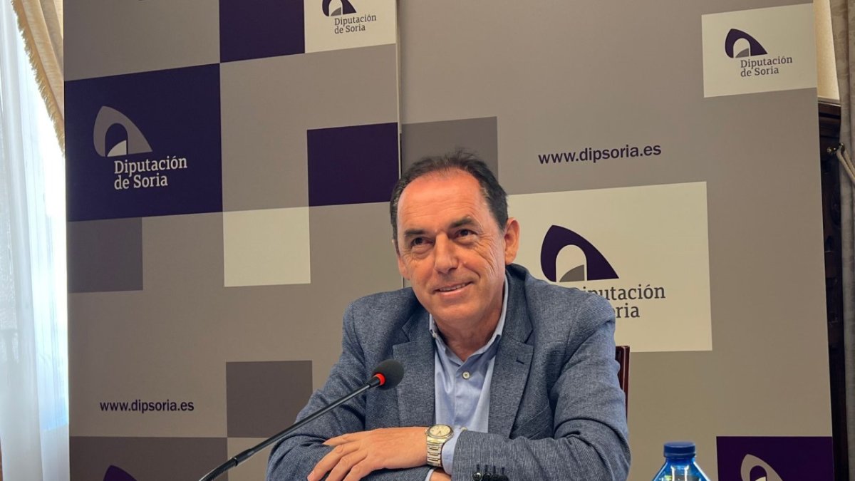 Benito Serrano durante la rueda de prensa. HDS