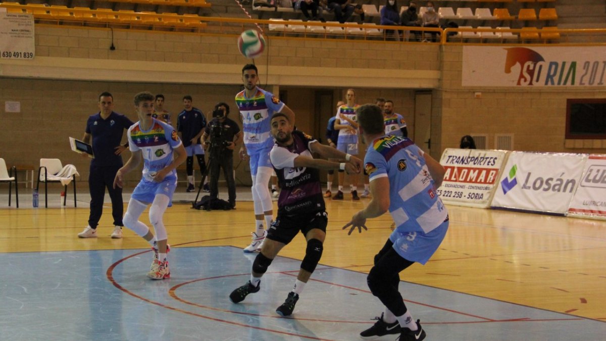 Álex San Martín en un partido en Los Pajaritos. HDS