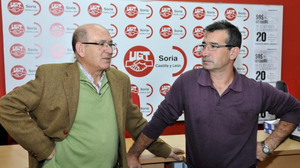 Ildefonso Núñez y Jesús Marín, de UGT-V.G.