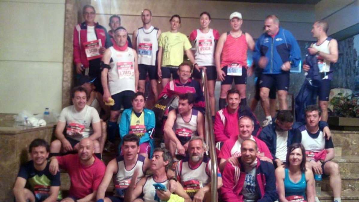 Los atletas populares sorianos tuvieron un fin de semana intenso con las carreras de Madrid y Londres-