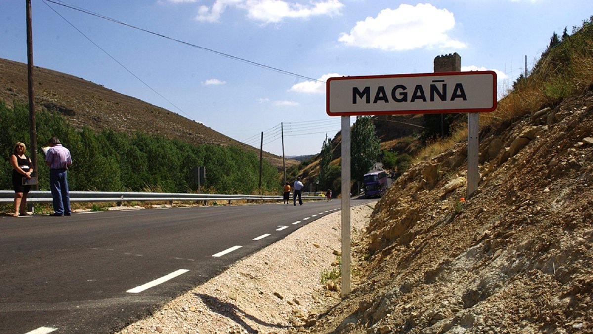 El corte es entre las localidades de Magaña y Fuentes de Magaña.-HDS