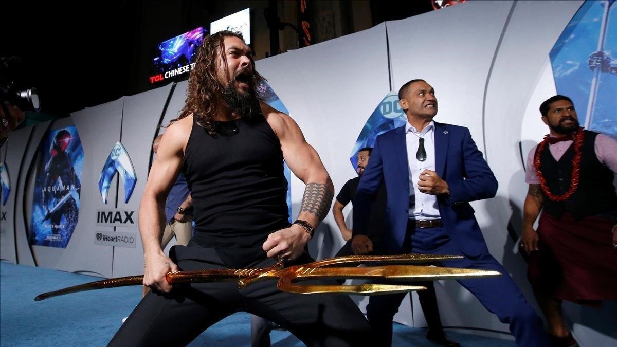 Jason Momoa, en el estreno de Aquaman.-REUTERS / MARIO ANZUONI