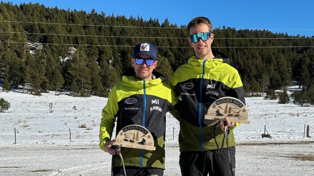 Javier Ruiz y Jorge García en una competición en una imagen de archivo. HDS