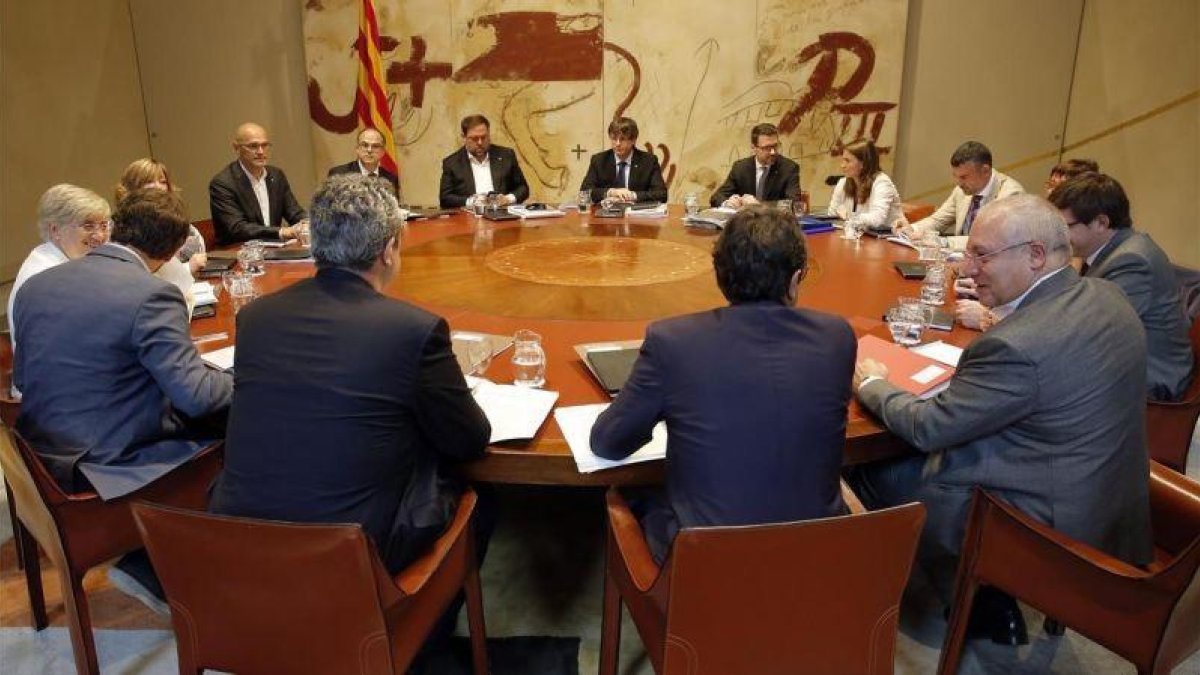 Reunión de Govern del pasado 25 de julio.-RICARD CUGAT