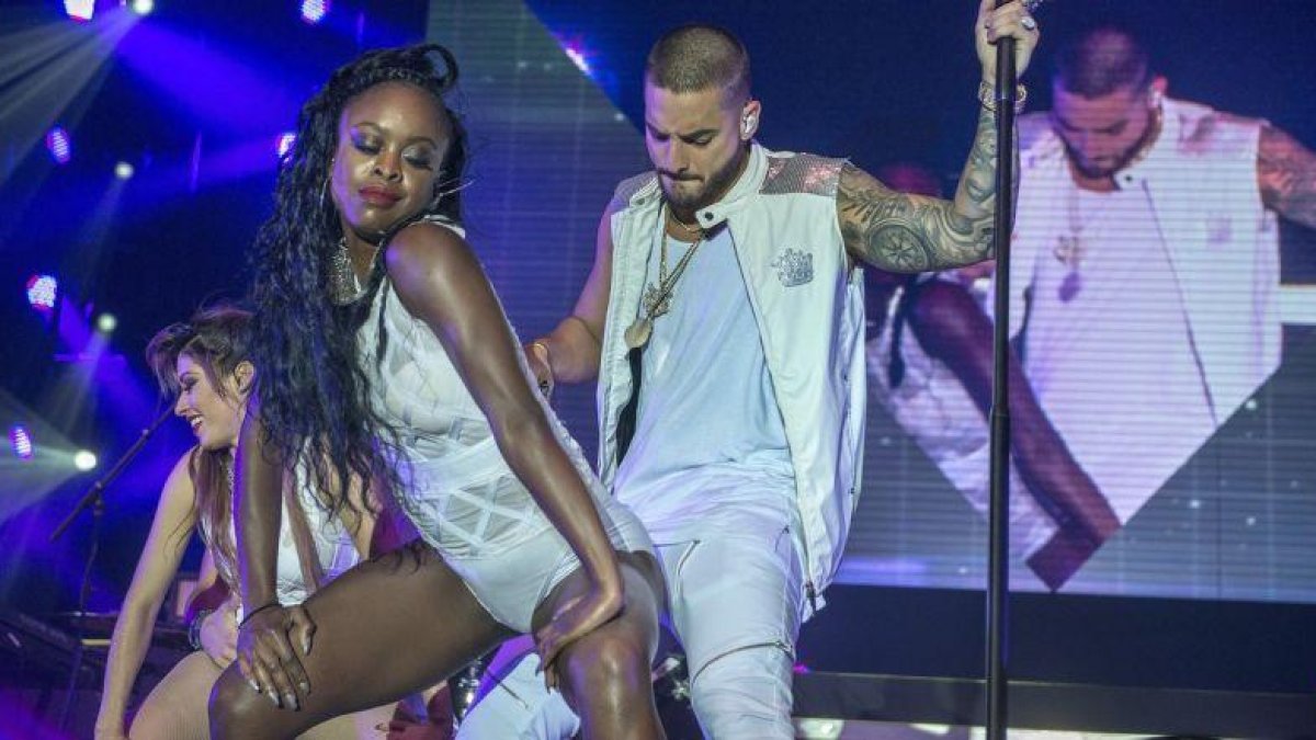 Concierto de Maluma, en el Sant Jordi Club, el pasado octubre.-FERRAN SENDRA