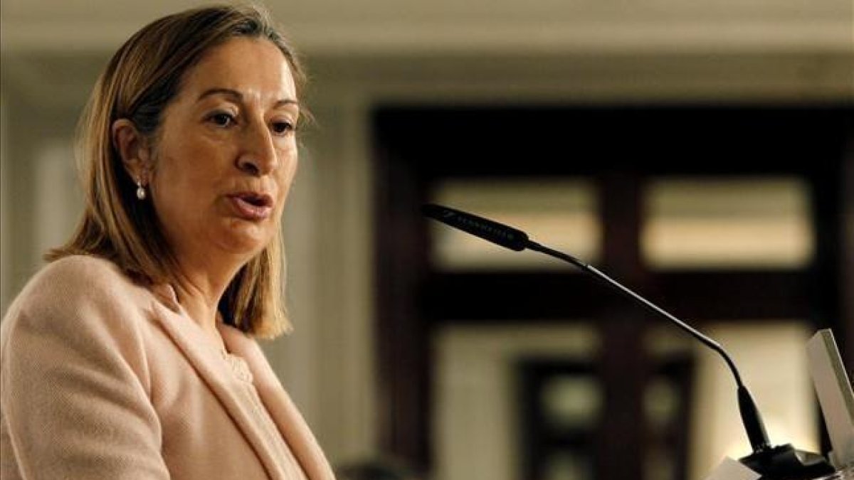 Ana Pastor, en un desayuno informativo de Europa Press.-EFE