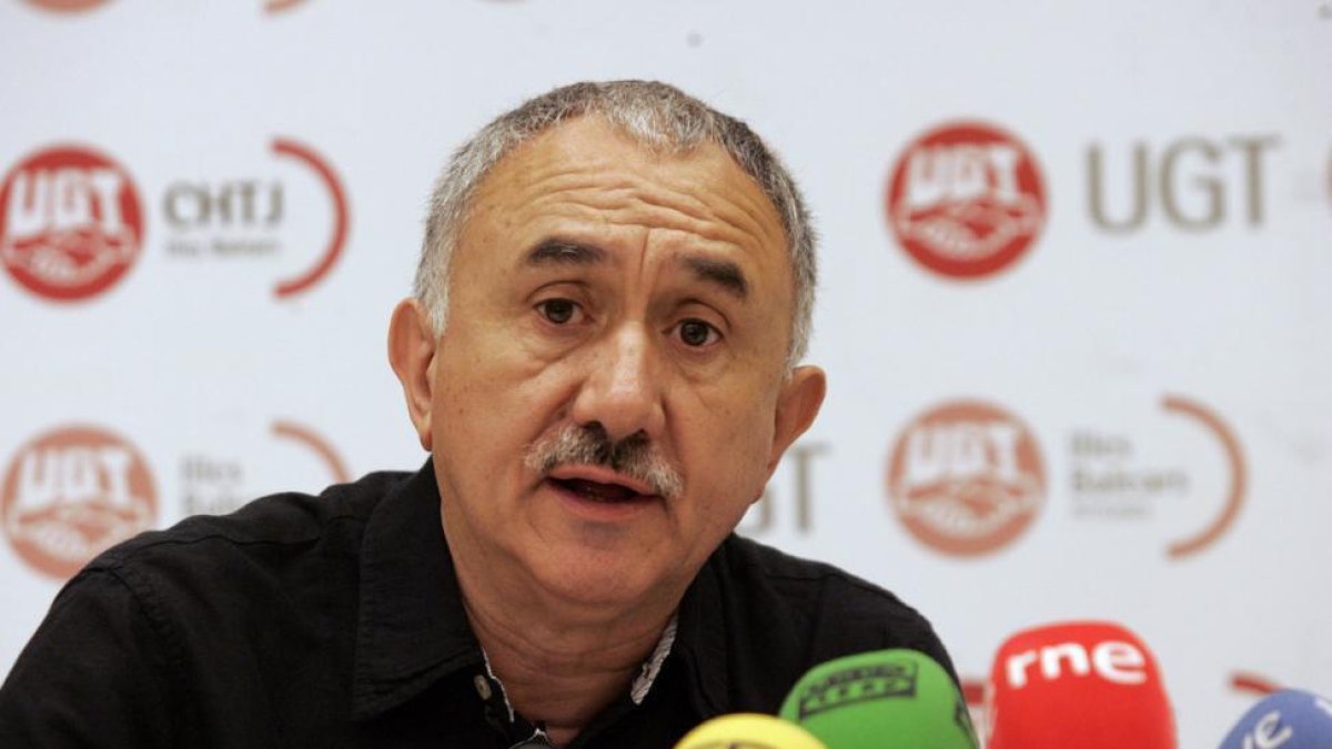 El secretario general de UGT, Josep Maria Álvarez.-