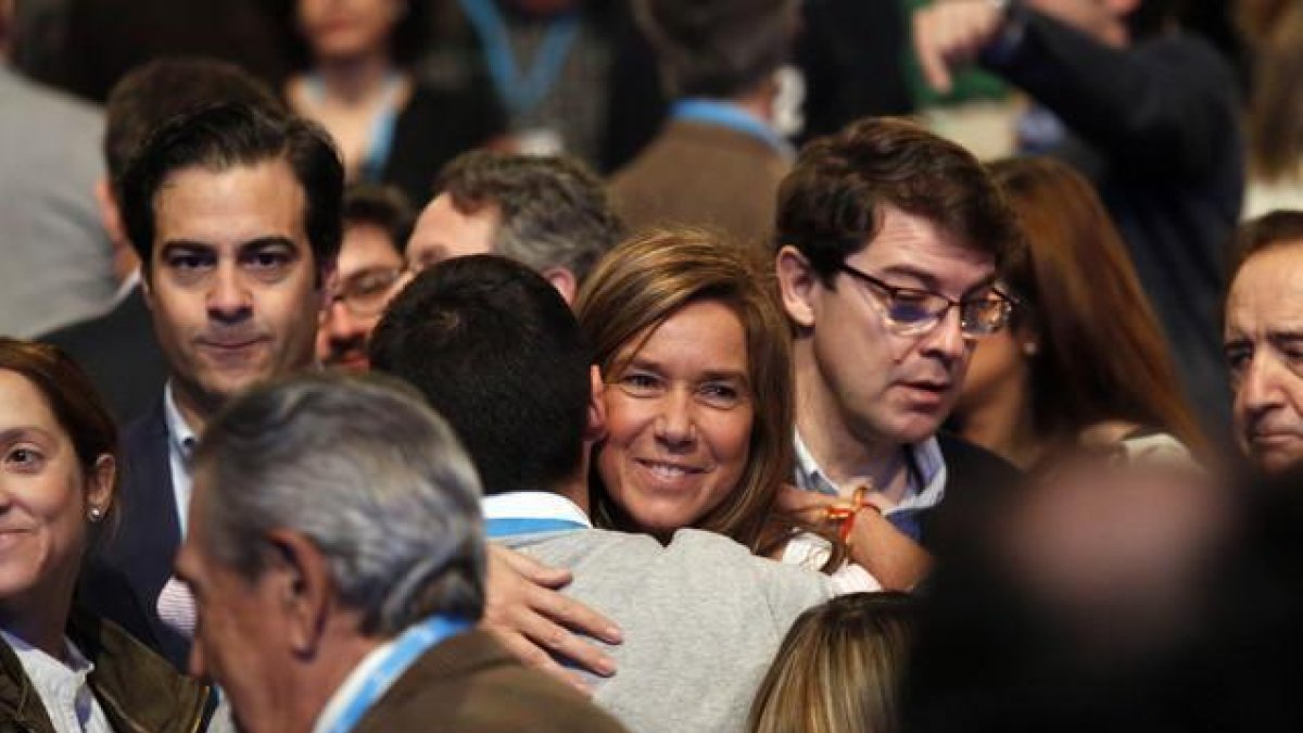 Ana Mato, en enero de este año, en una convención del PP en Madrid.-DAVID CASTRO