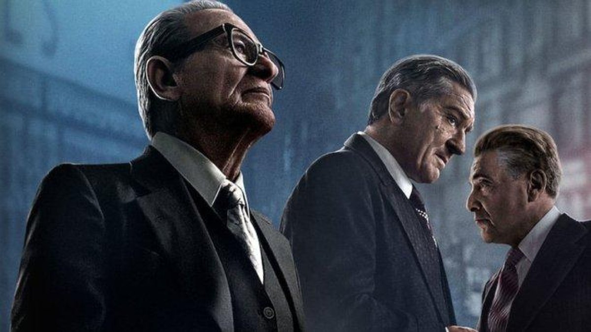 Joe Pesci, Robert De Niro y Al Pacino, en una imagen promocional de ’El irlandés’-