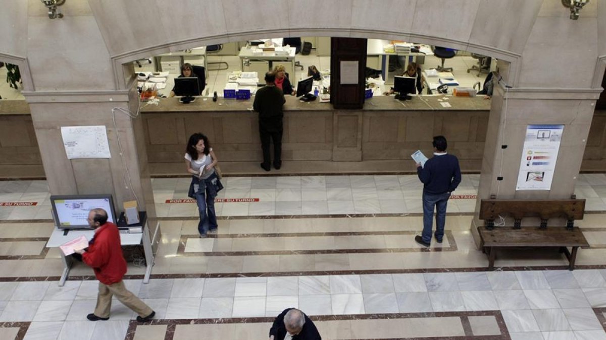 Instalaciones de la Delegación de la Agencia Tributaria en Soria.