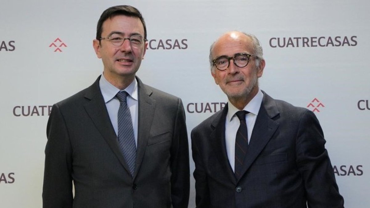 Jorge Badía y Rafael Fontana, consejero delegado y presidente, respectivamente, de Cuatrecasas.-EL PERIÓDICO