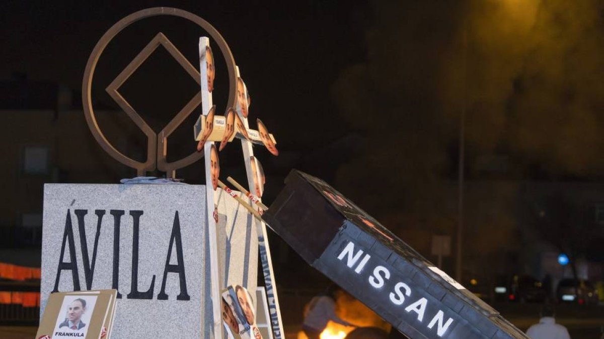 Jornada de huelga de los trabajadores de la factoría de Nissan en Ávila-Raúl Sanchidrián
