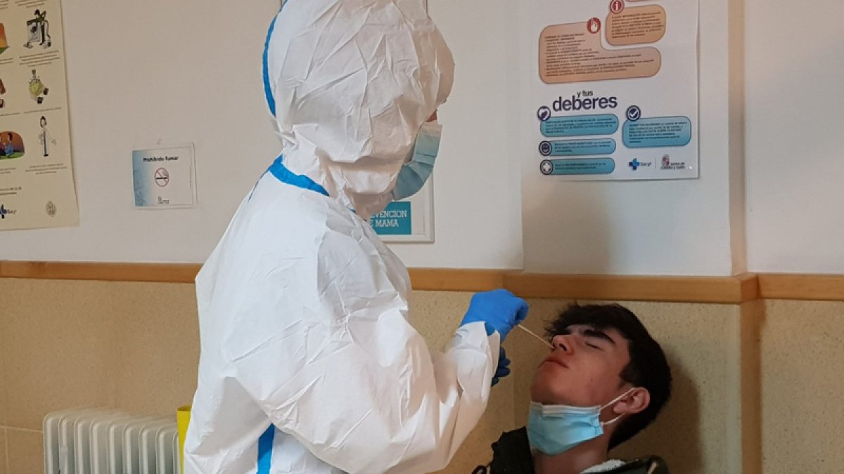 Imagen de archivo de un test realizado en la provincia.