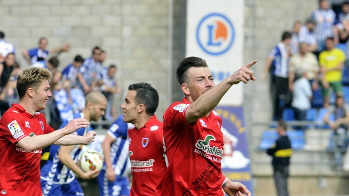 El Numancia visita el próximo fin de semana al Llagostera.-DIEGO MAYOR