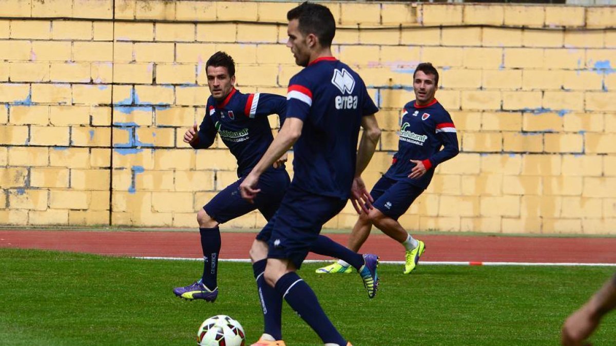 Julio Álvarez en un entrenamiento.-DIEGO MAYOR