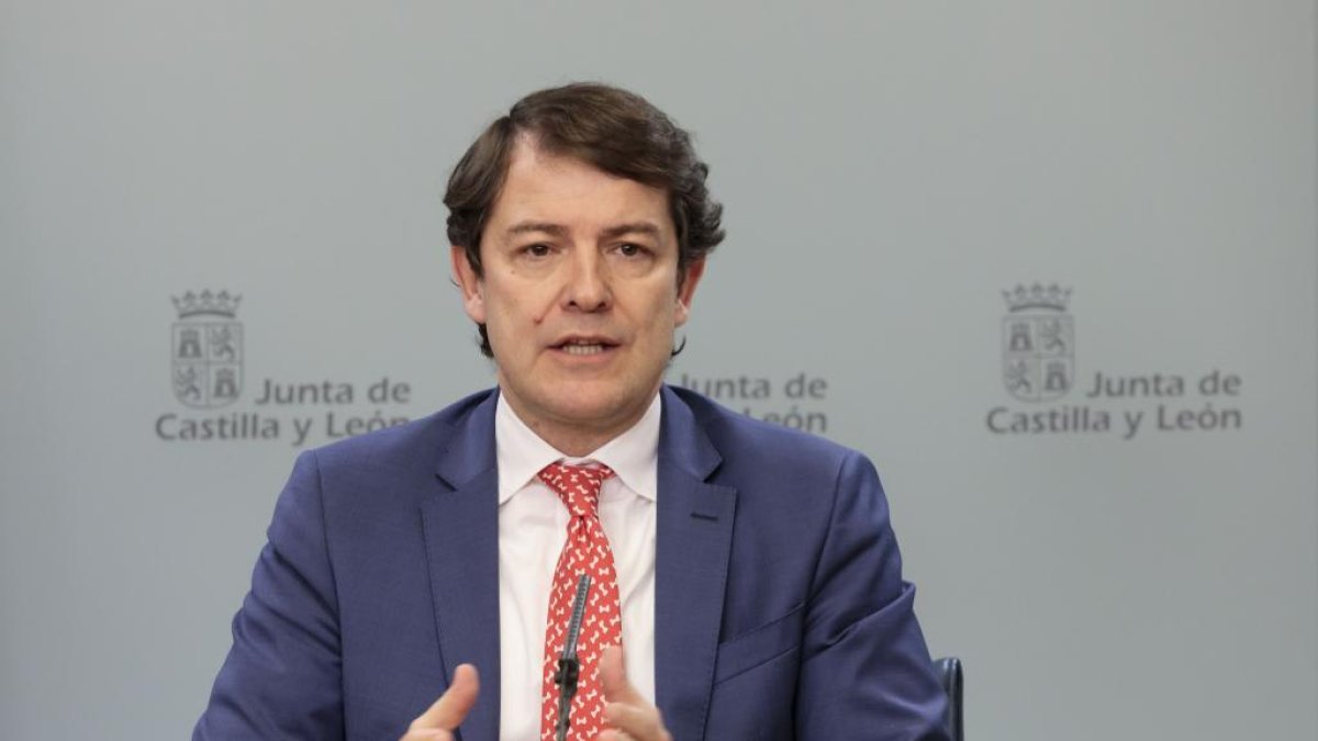 El presidente de la Junta de Castilla y León, Alfonso Fernández Mañueco. HDS