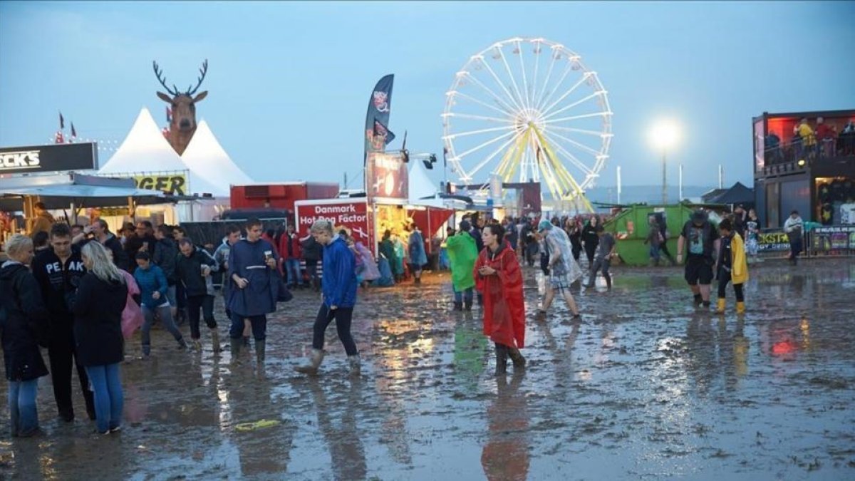 Imagen del festival Rock am Ring tras la tormenta.-DPA / Thomas Frey
