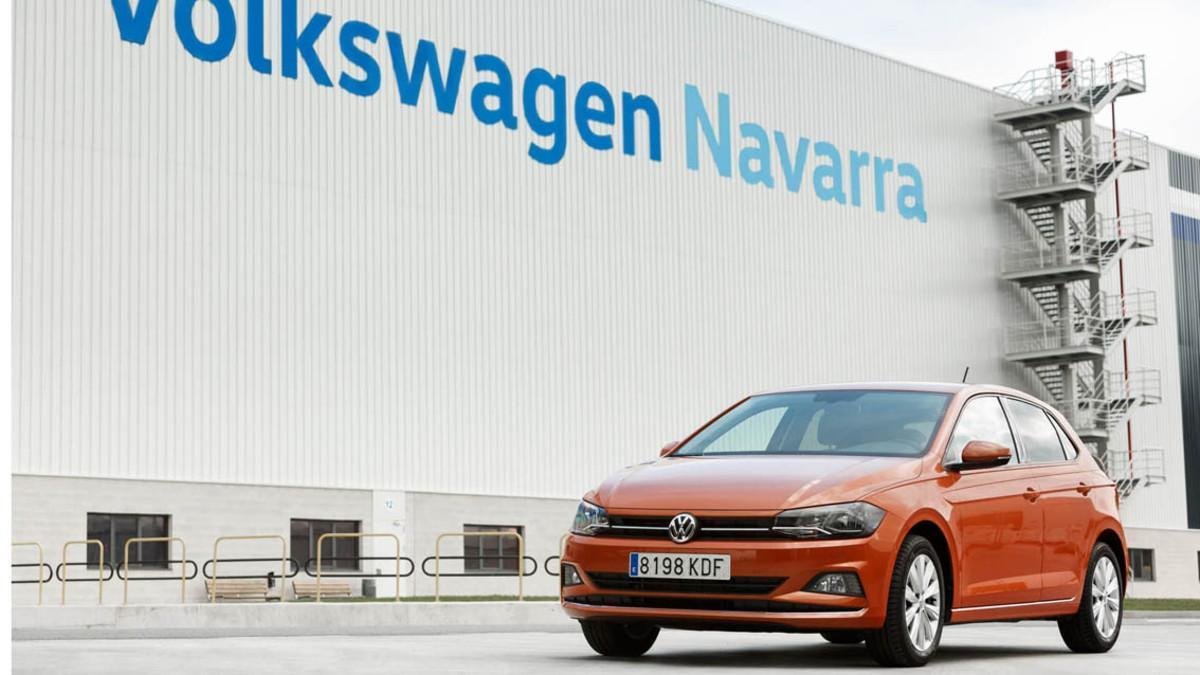 El nuevo Polo en la fábrica Volkswagen de Landaben en Navarra.-
