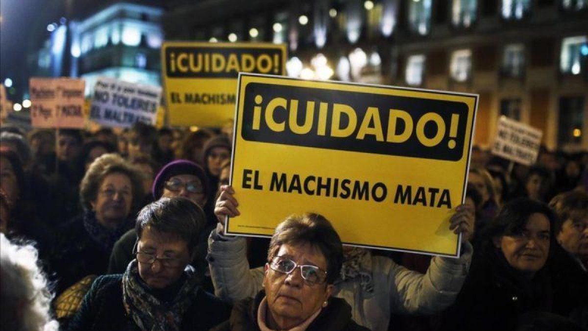 Manifestación contra el machismo.-AP / ANDRÉS KUDACKI